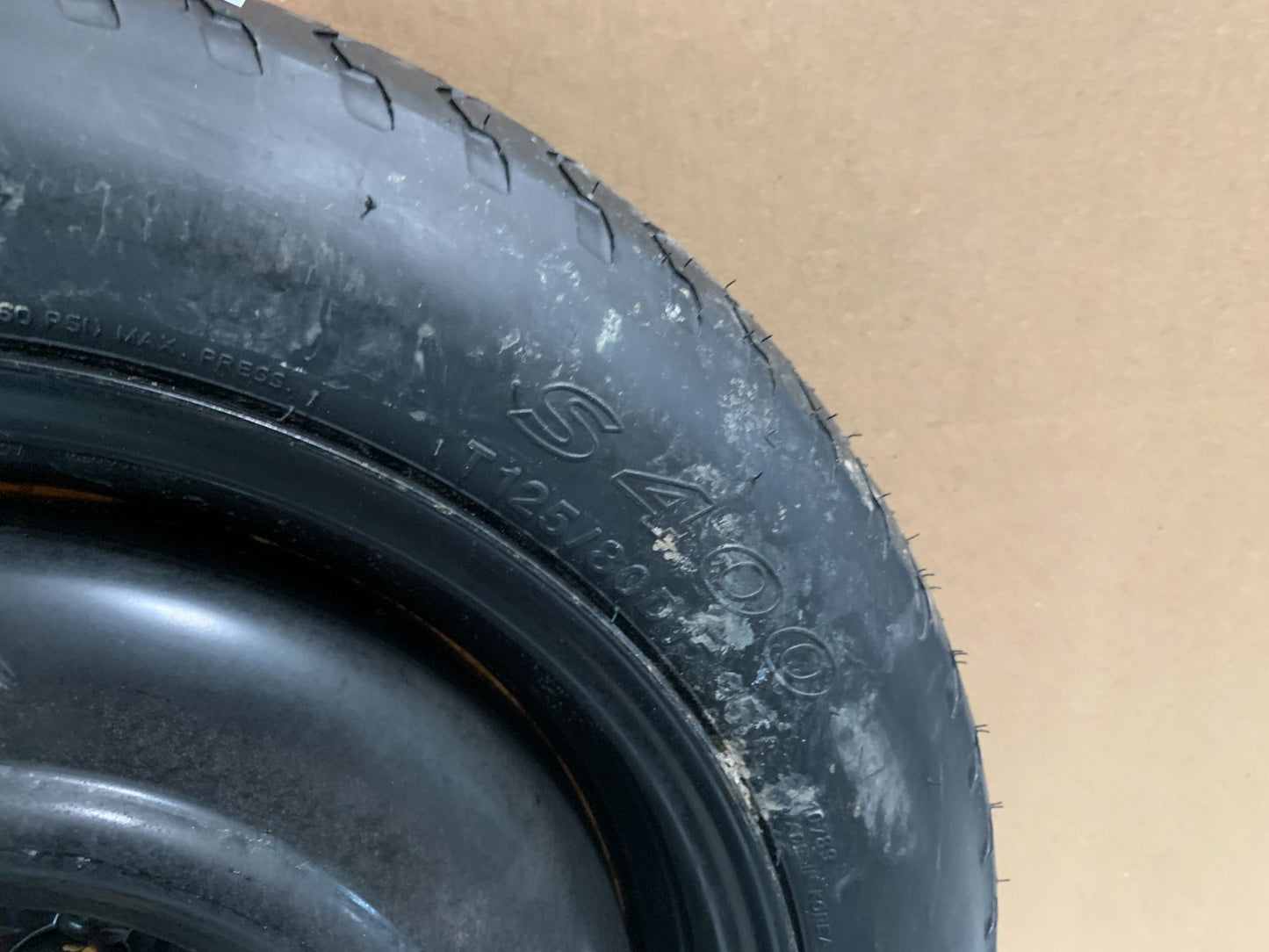 2013-2020 Hyundai Elantra 15" Spare Tire Compact Donut T125/80D15 Emergency