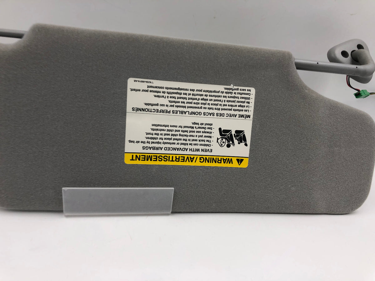 2005-2007 Ford Freestyle Driver Sun Visor Gray Illuminated OEM D04B28004