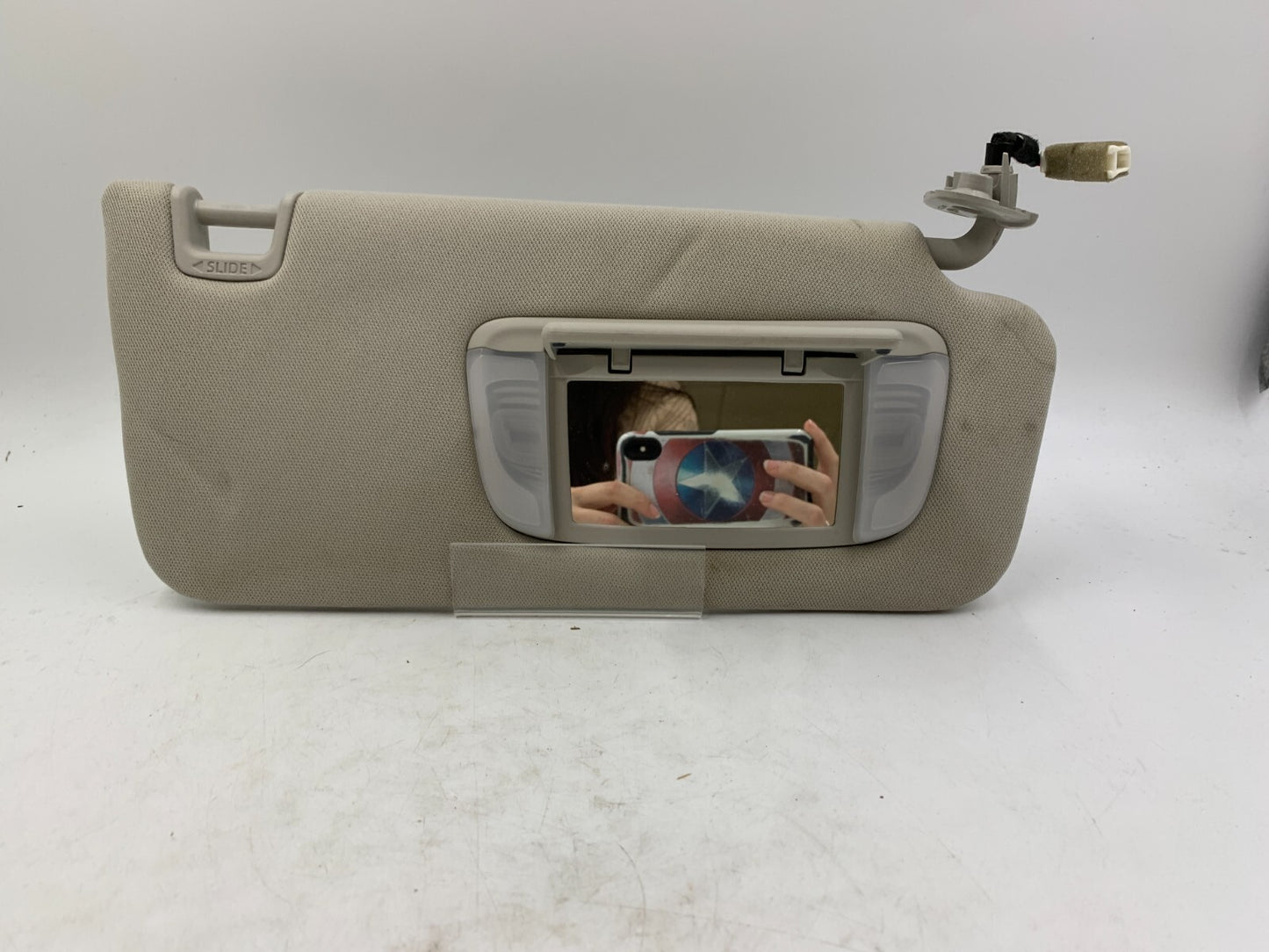 2015-2023 Subaru Legacy Passenger Sun Visor Beige Illuminated OEM B01B40046