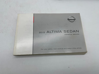 2015 Nissan Altima Sedan Owners Manual Set with Case OEM B02B24010