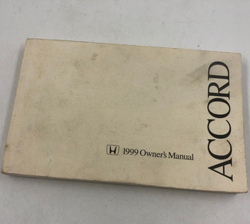 1999 Honda Accord Owners Manual Handbook OEM C04B11019