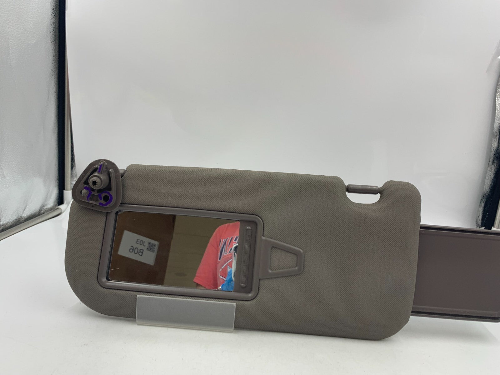 2010-2015 Hyundai Tucson Driver Sun Visor Gray OEM E01B39080