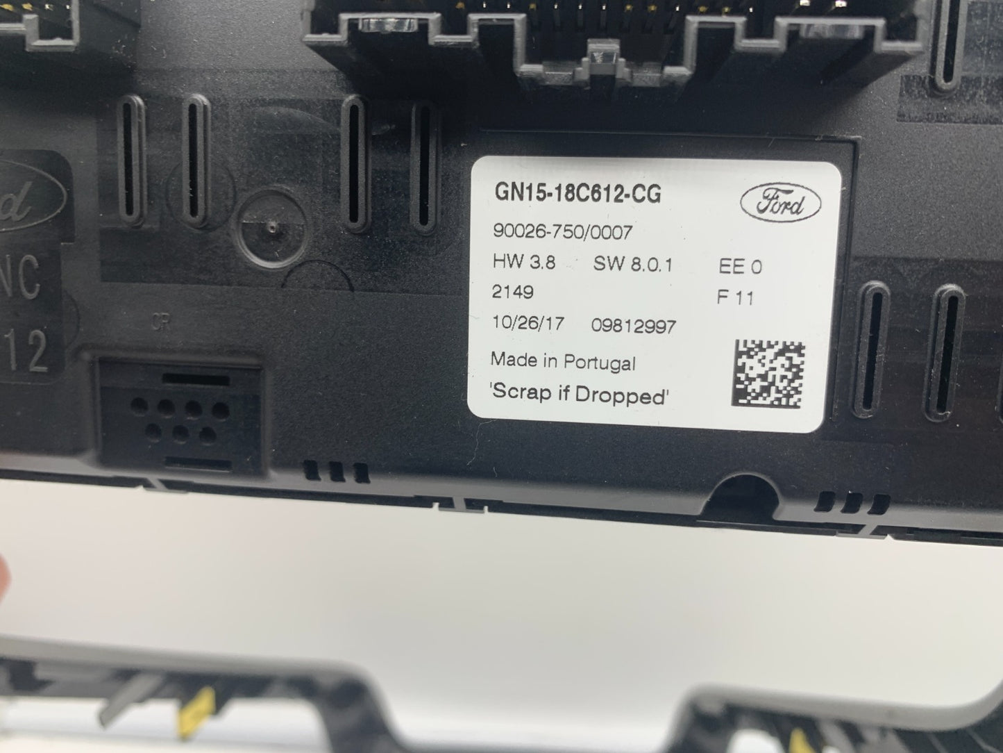 2018-2020 Ford Ecosport AC Heater Climate Control Unit with Dash Bezel OEM