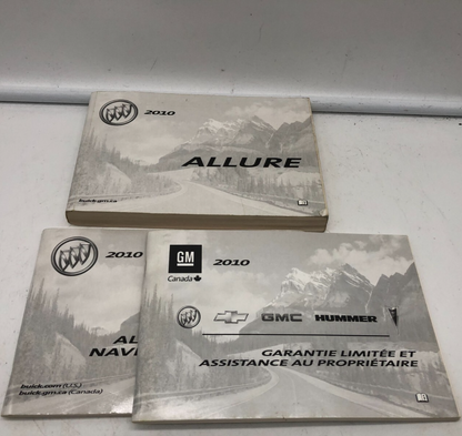 2010 Buick Allure Owners Manual Set OEM D02B62010