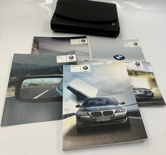 2011 BMW 550i Sedan Owners Manual Set with Case OEM D02B08045