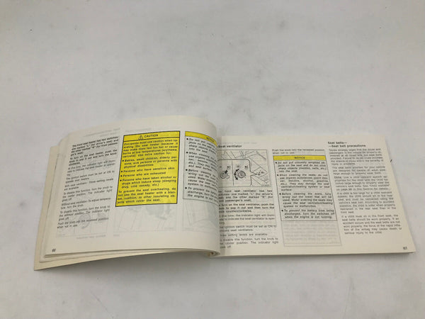 1994 Toyota Tercel Owners Manual Handbook OEM C03B44025
