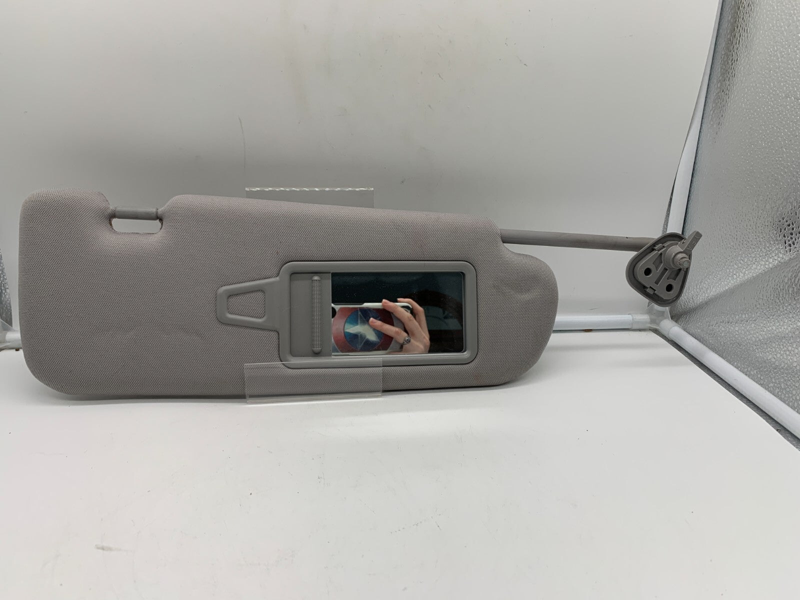 2011-2015 Hyundai Sonata Passenger Sun Visor Sunvisor Gray OEM E02B69007
