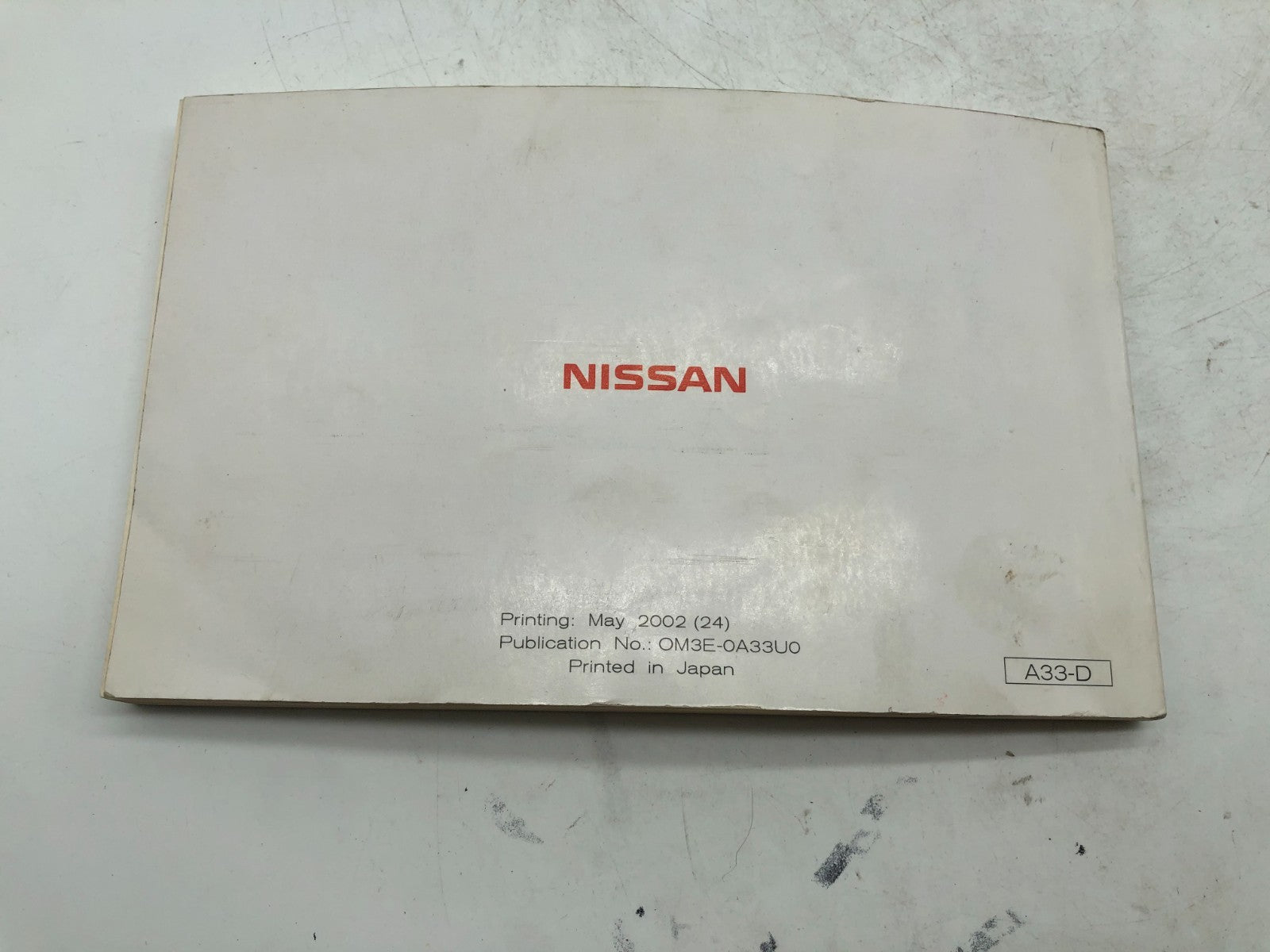 2003 Nissan Maxima Owners Manual OEM C02B44006