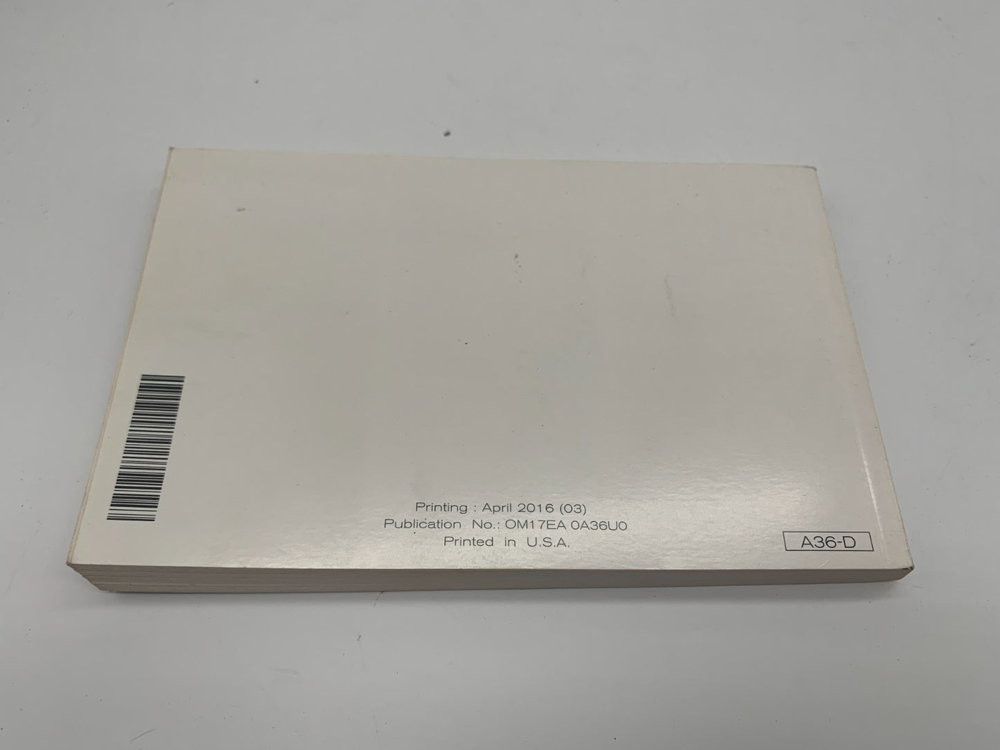 2017 Nissan Maxima Owners Manual Set with Case OEM