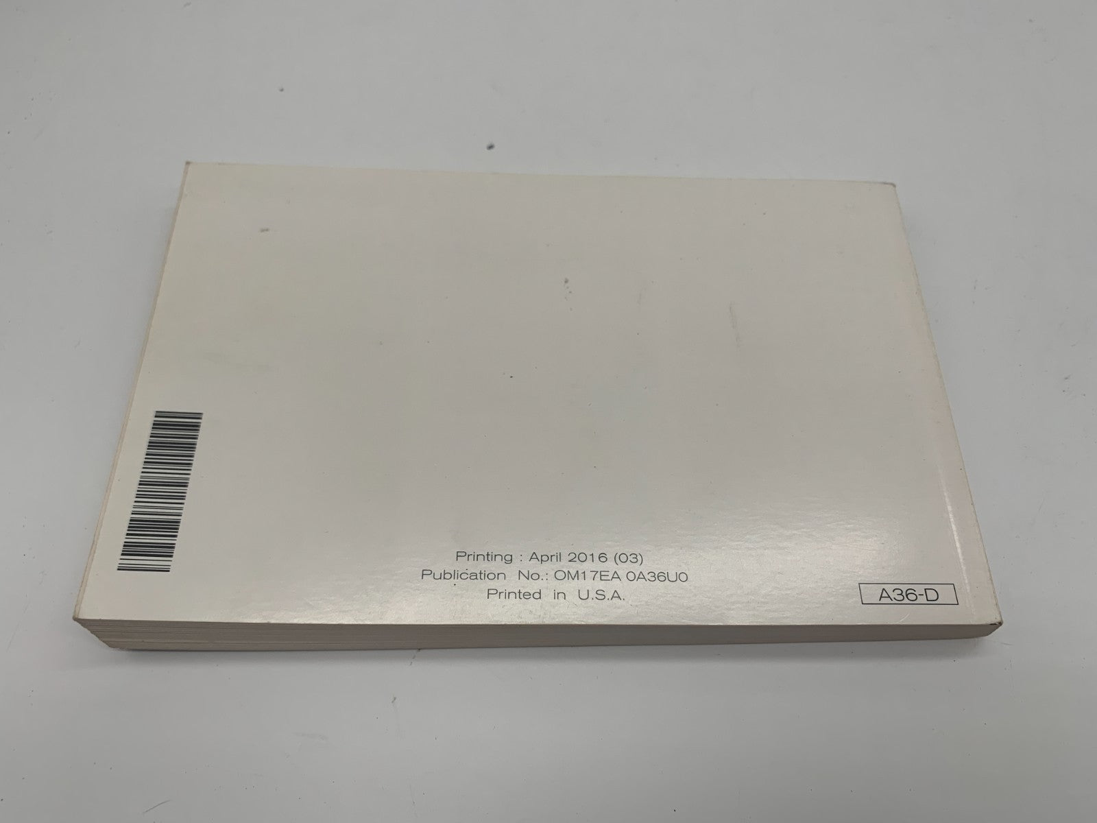 2017 Nissan Maxima Owners Manual Set with Case OEM