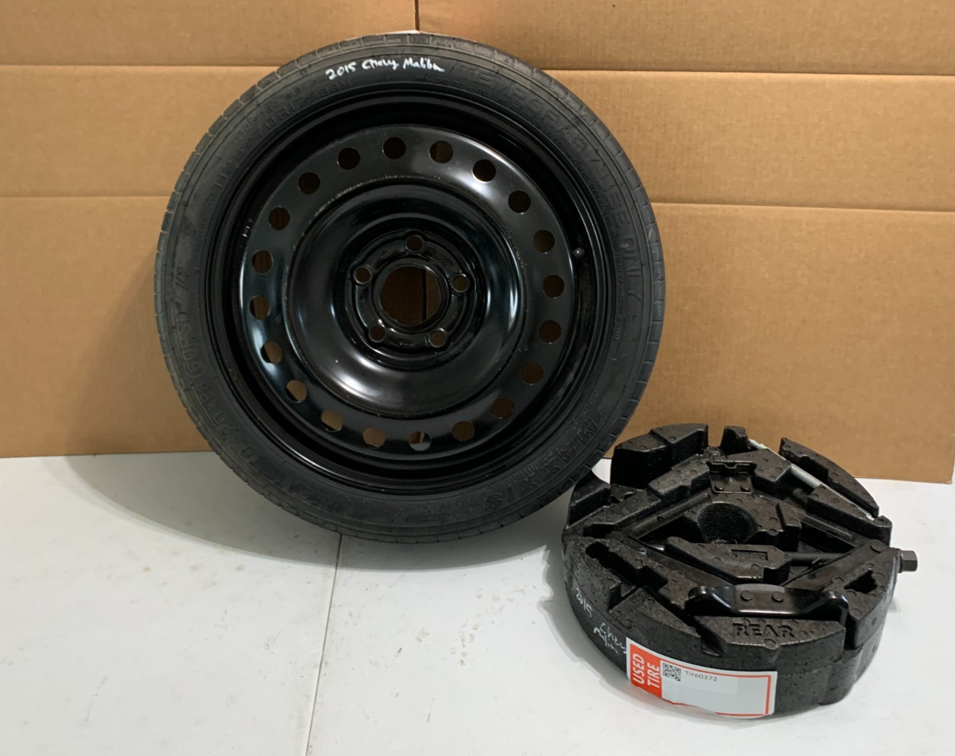 2013-2016 Chevrolet Malibu 17" Spare Tire with Jack Kit Donut T125/70R17 OEM
