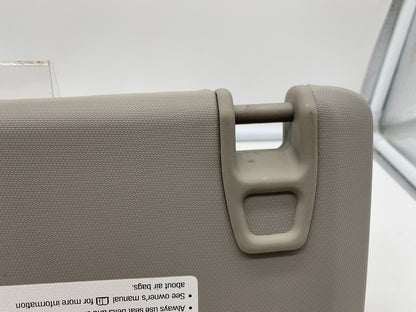 2011-2016 Chevrolet Cruze Passenger Sun Visor Gray OEM A03B14060