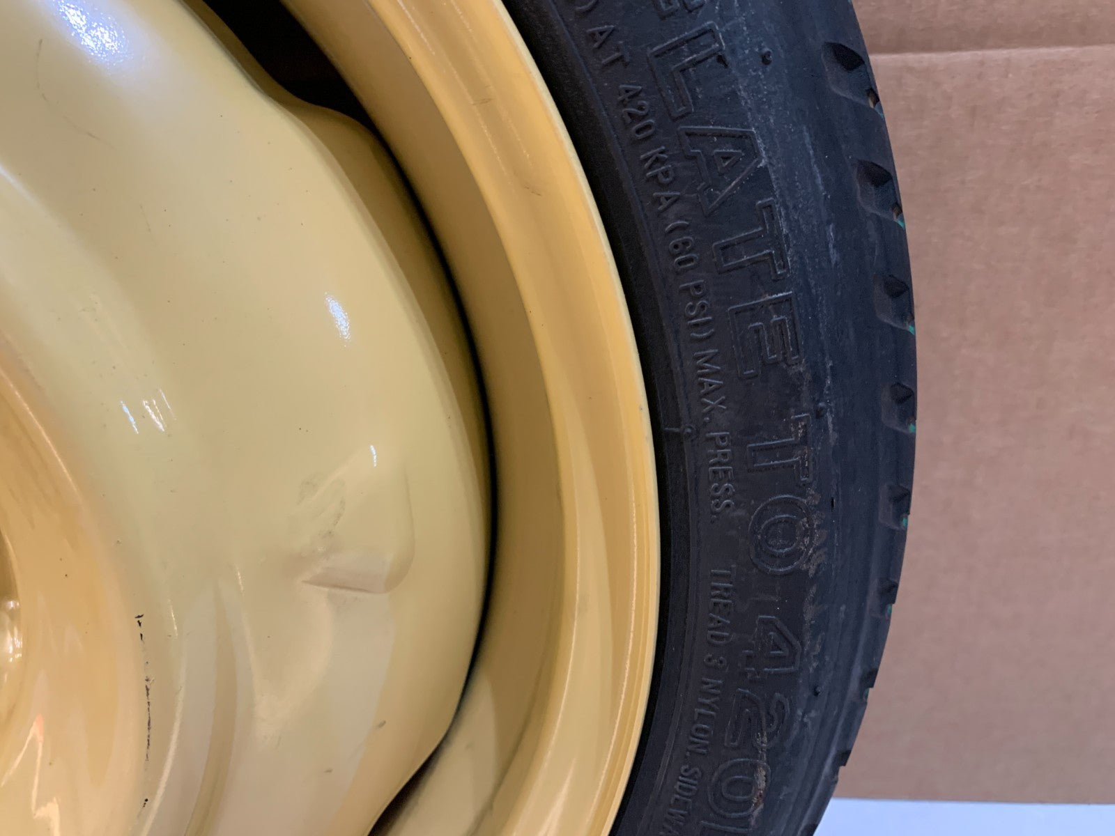 2004-2011 Toyota Prius 16" Spare Tire Compact Donut T125/70D16