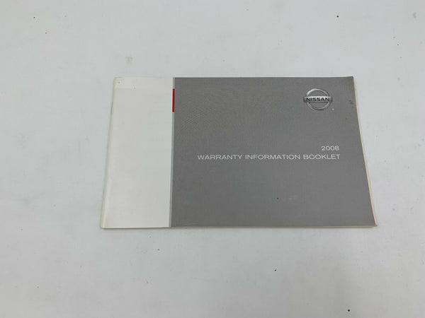 2008 Nissan Altima Owners Manual Handbook Set with Case OEM K02B42009