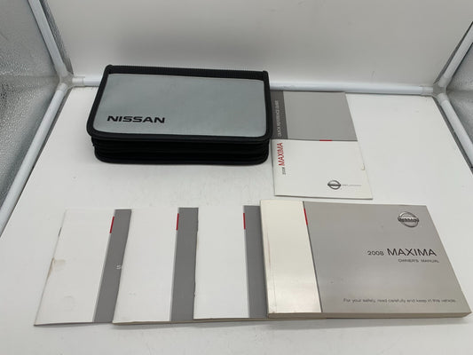 2008 Nissan Maxima Owners Manual Set with Case OEM A04B08048