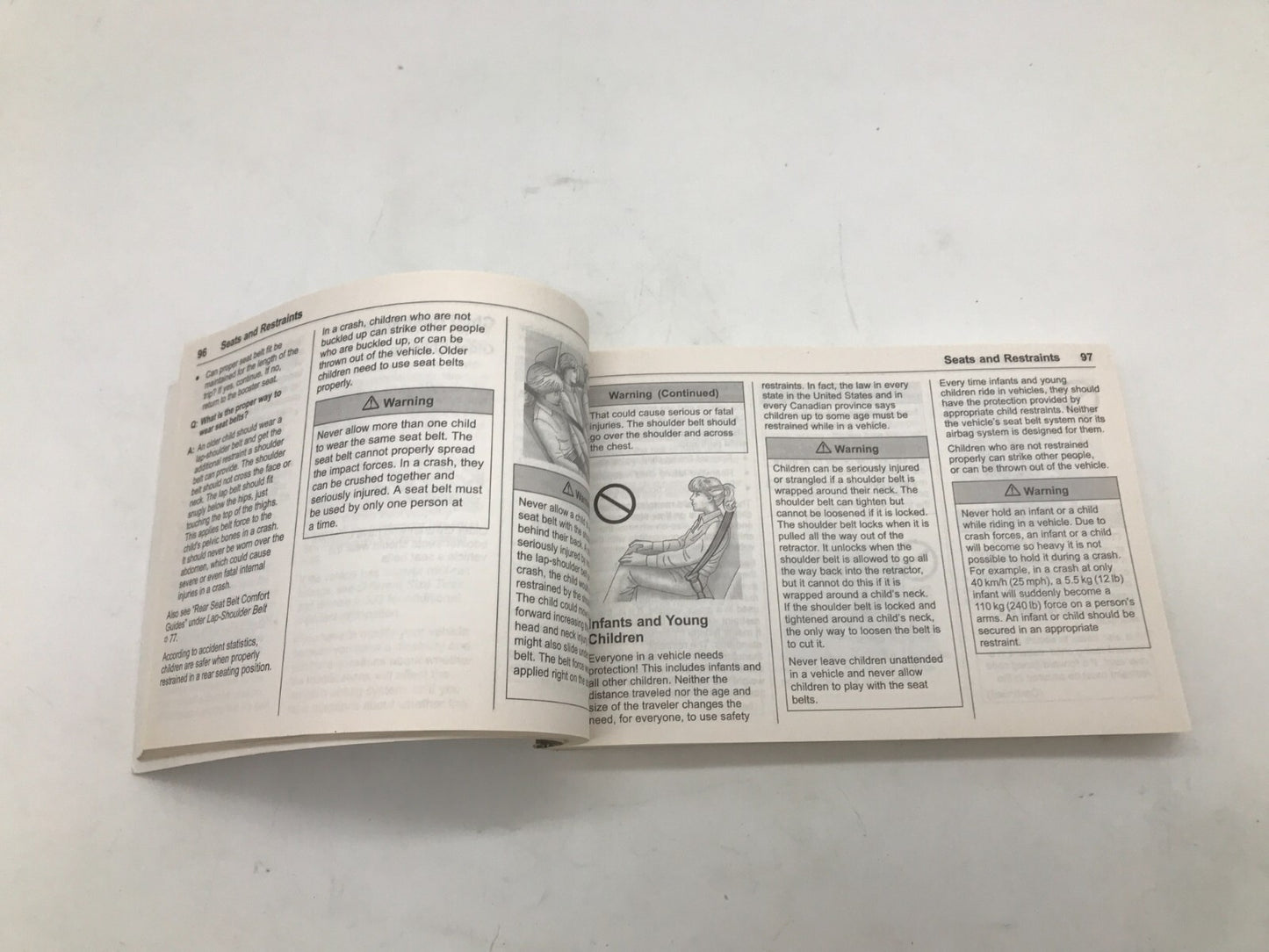 2018 Chevy Traverse Owners Manual OEM D04B24058