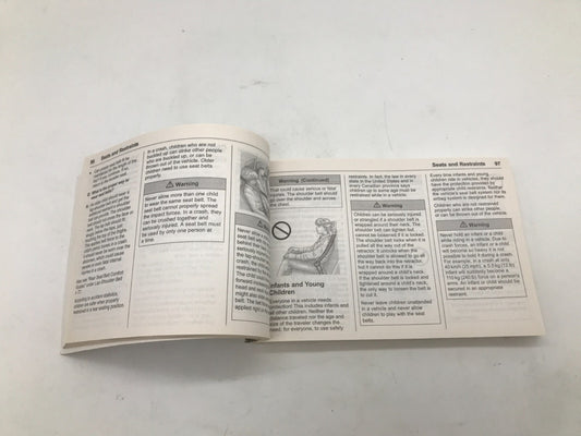 2018 Chevy Traverse Owners Manual OEM D04B24058