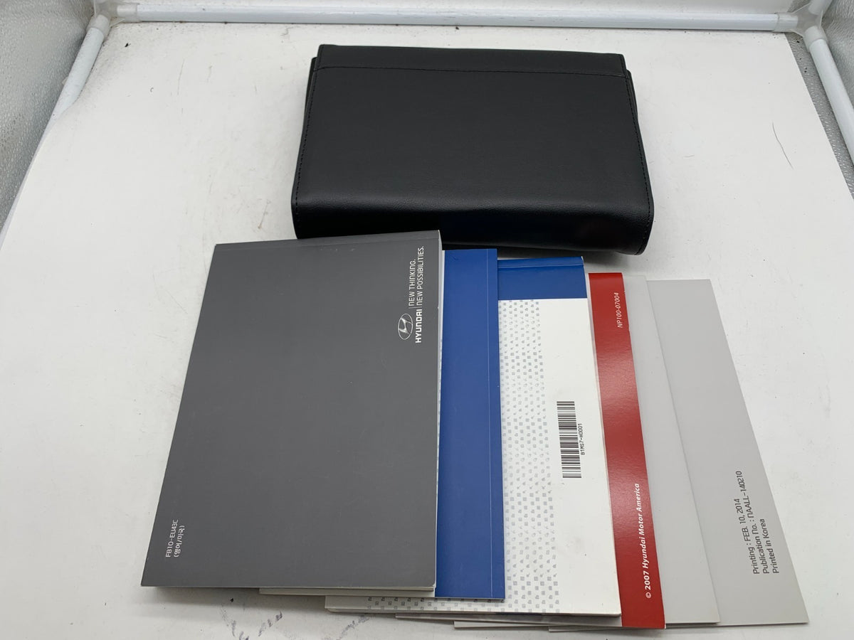 2015 Hyundai Genesis Owners Manual Set with Case OEM R01B16005