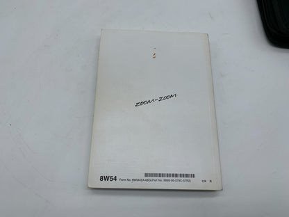 2007 Mazda 6 Owners Manual with Case OEM C03B48017