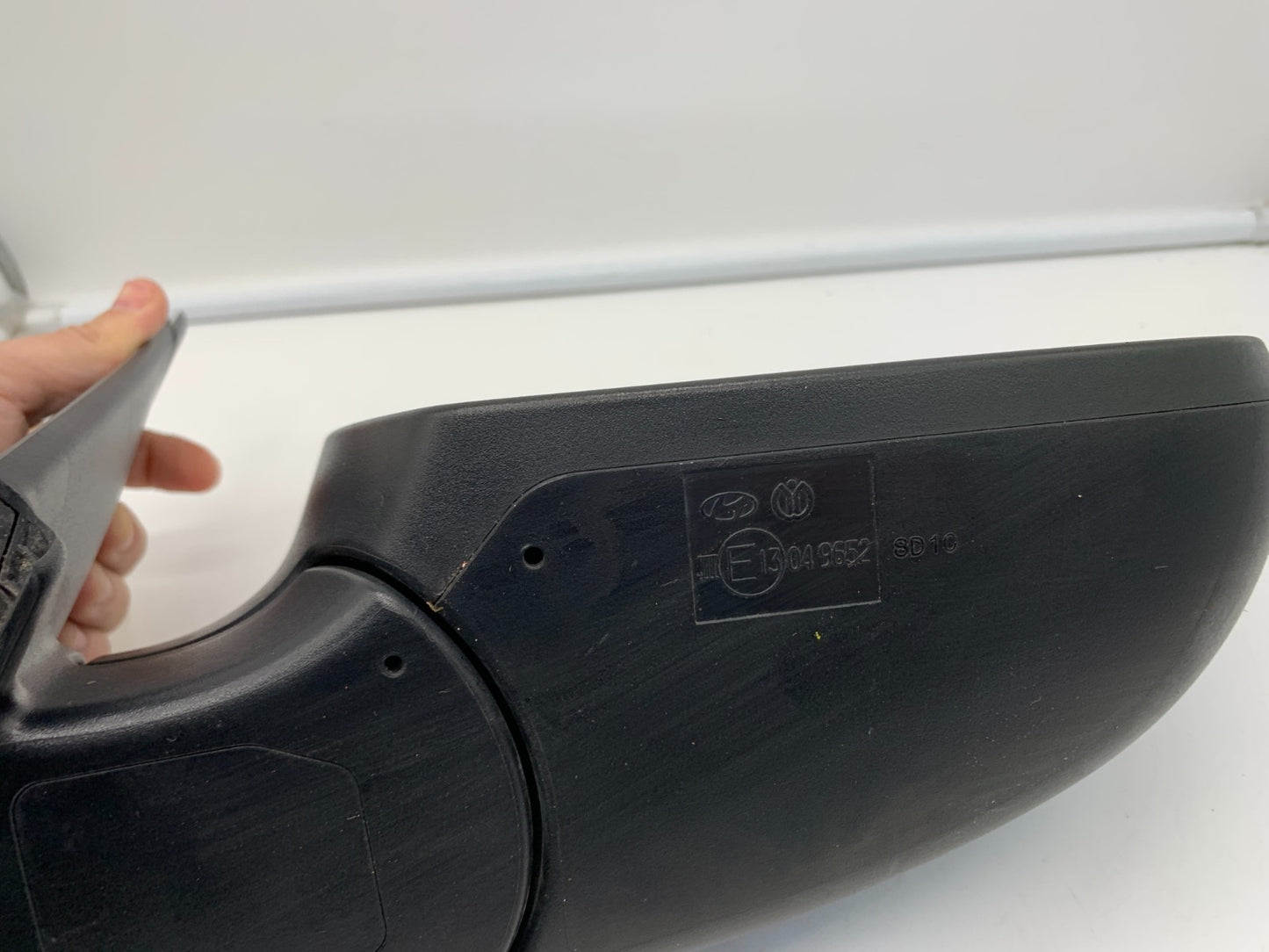 2016-2018 Hyundai Tucson Passenger Side View Power Door Mirror Blue OEM