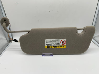 2002-2003 Jeep Liberty Passenger Sun Visor Gray Illumination OEM B02B09091