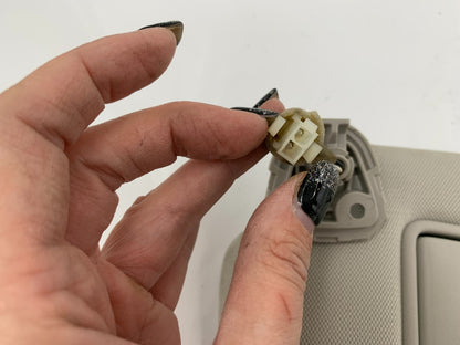 2005-2006 Lexus ES330 Driver Sun Visor Gray Illumination OEM D03B54034