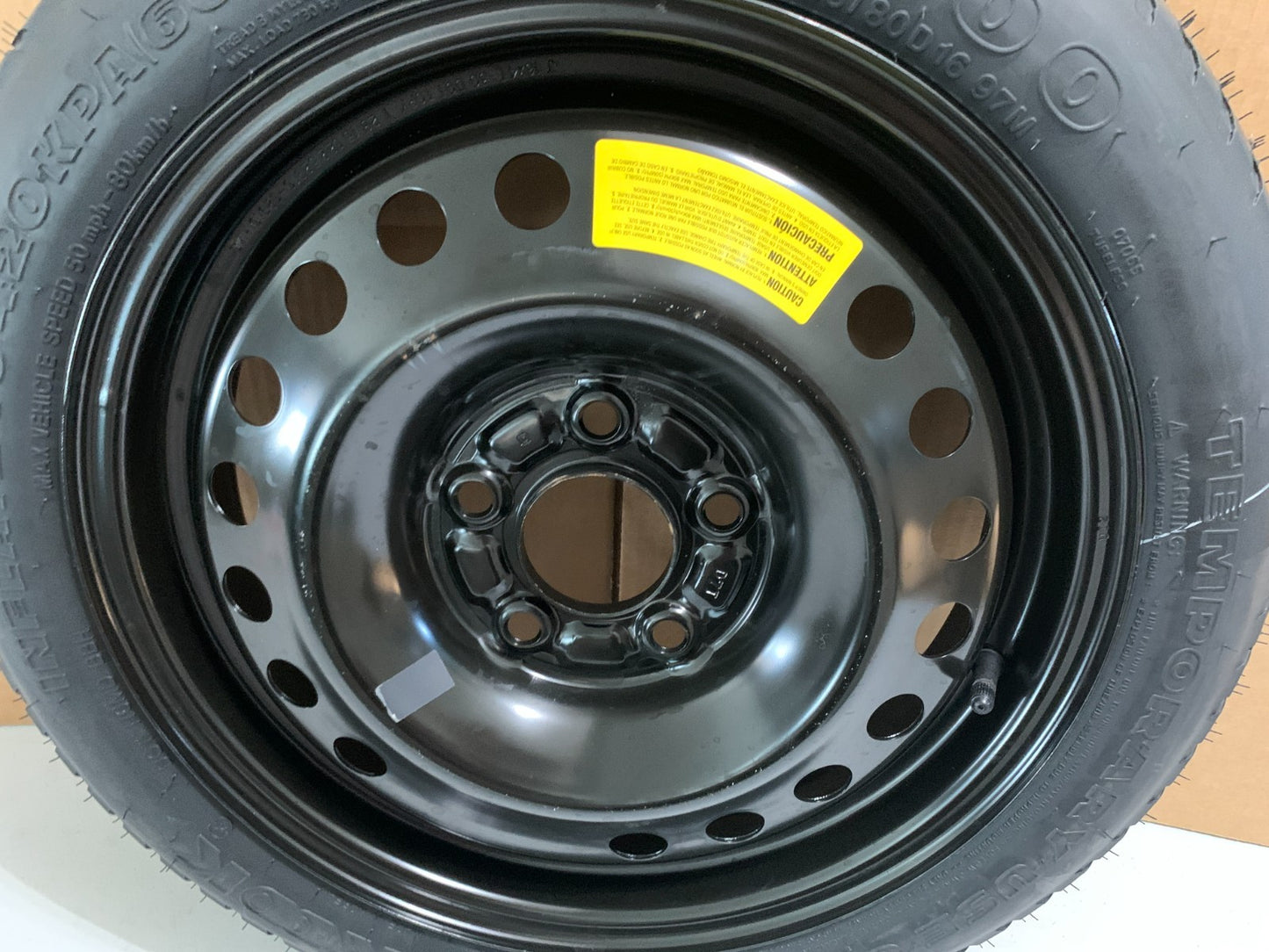 2015-2020 Hyundai Sonata 16" Spare Tire Wheel Compact Donut T125/80D16 Emergency