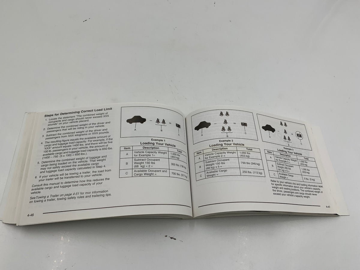 2002 GMC Yukon Yukon XL Owners Manual with Case OEM D04B07050