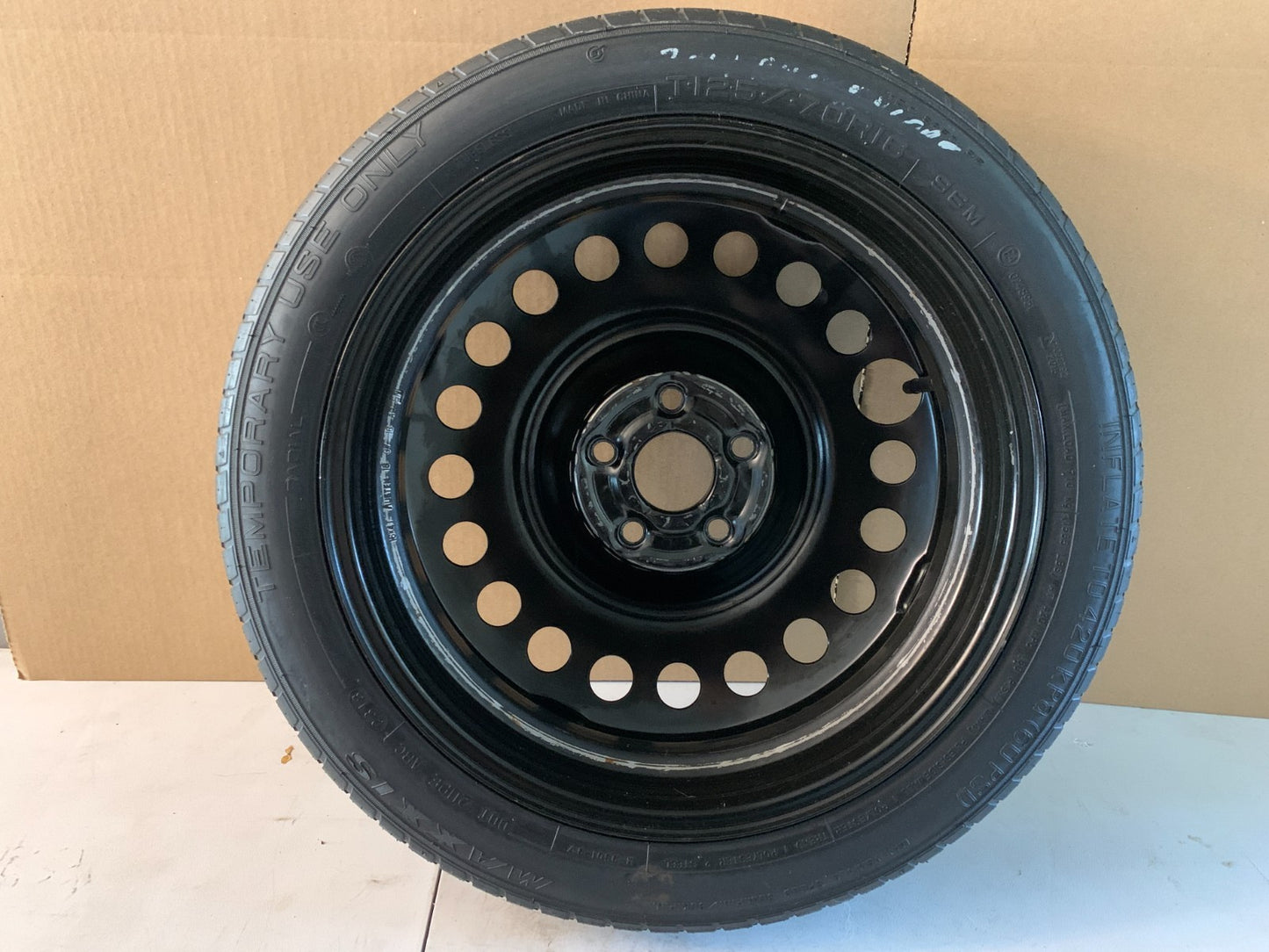 2013-2022 Buick Encore 16" Spare Tire Wheel Compact Donut T125/70R16