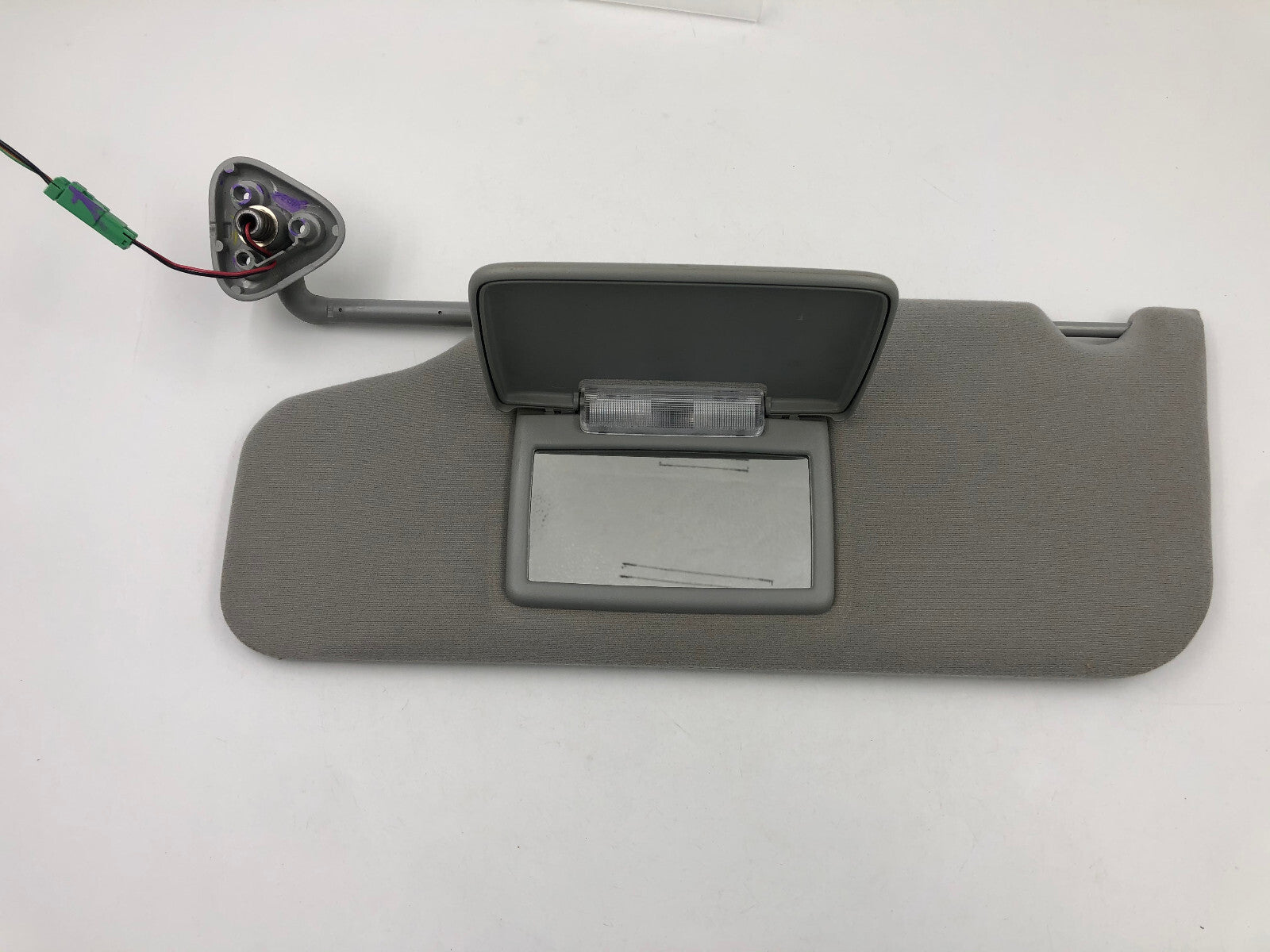 2005-2007 Ford Freestyle Driver Sun Visor Gray Illuminated OEM D04B28004