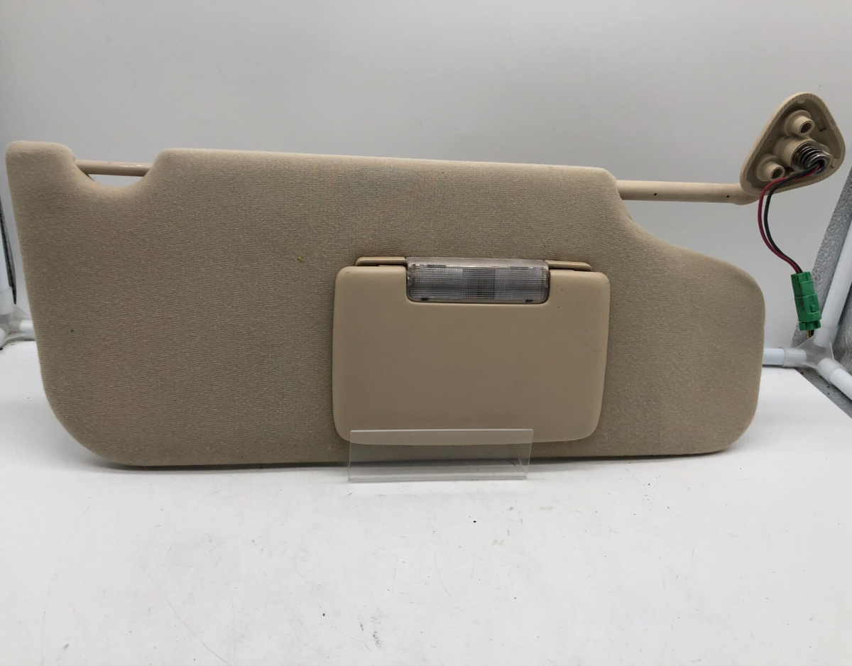 2008-2009 Ford Taurus X Passenger Sun Visor Tan Illuminated OEM D02B03010