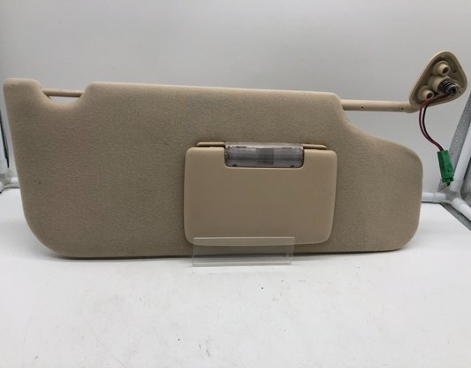 2008-2009 Ford Taurus X Passenger Sun Visor Tan Illuminated OEM D02B03010