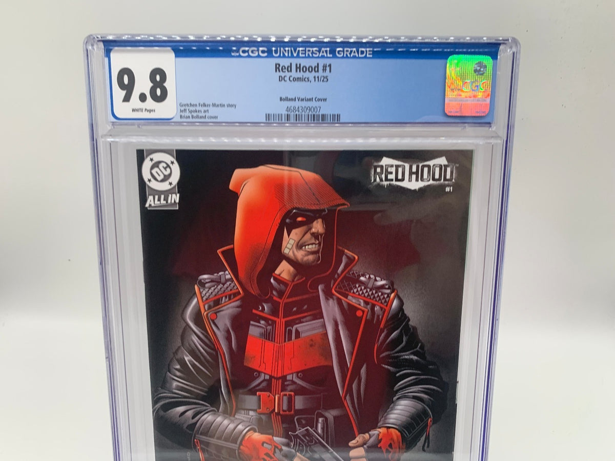 Red Hood #1 Bolland Variant Controversial Cancelled CGC 9.8 DC Comics 2025
