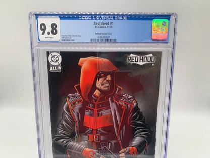Red Hood #1 Bolland Variant Controversial Cancelled CGC 9.8 DC Comics 2025