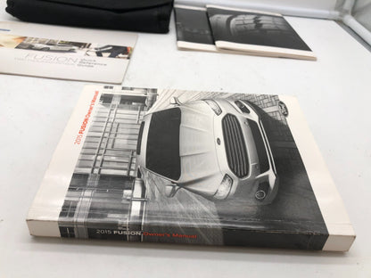 2015 Ford Fusion Owners Manual Set with Case OEM C02B46011