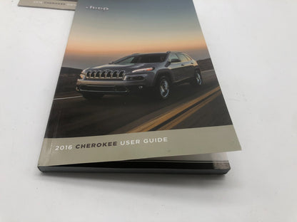 2016 Jeep Cherokee Owners Manual Set with Case OEM A03B35057