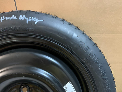 2005-2010 Honda Odyssey 17" Spare Tire Compact Donut T135/80D17 OEM Spare
