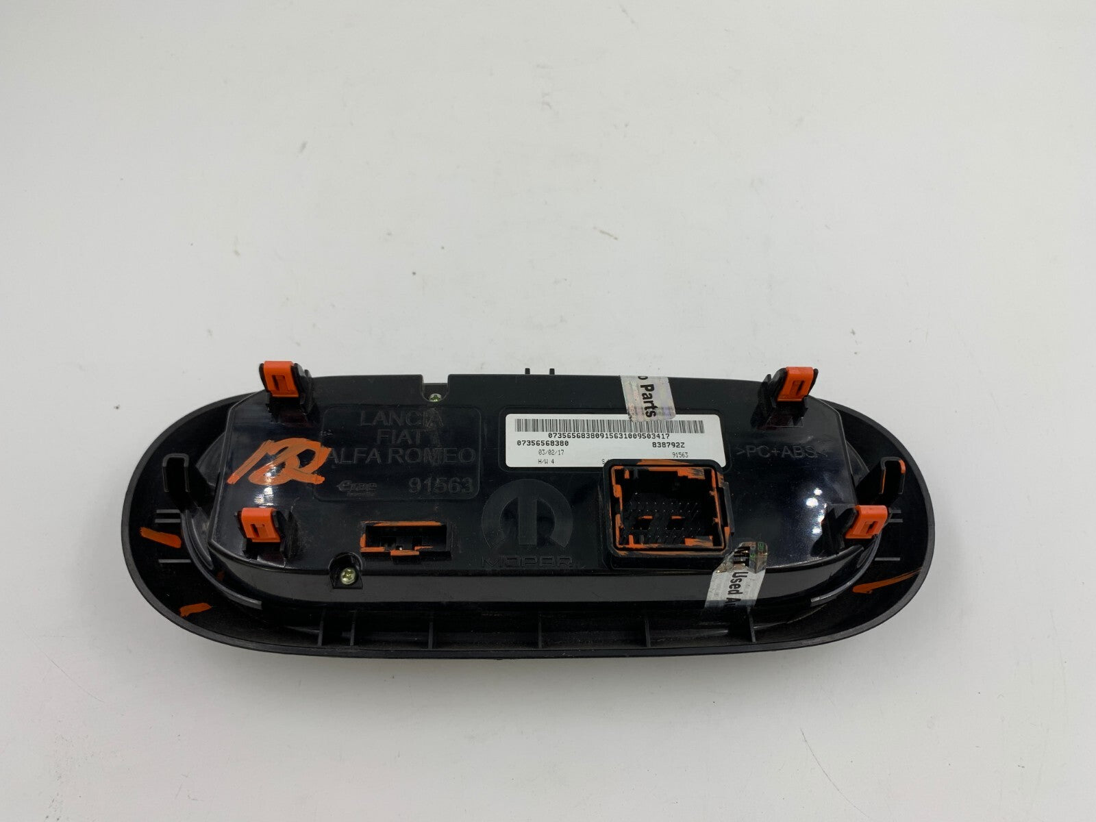 2016-2017 Fiat 500 AC Heater Climate Control Unit OEM C03B17093