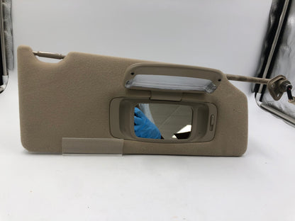 2005-2012 Toyota Avalon Passenger Sun Visor Tan Illuminated OEM A04B12029