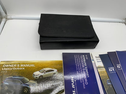 2018 Subaru Legacy Owners Manual Set with Case OEM A01B44008