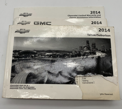 2014 Chevrolet Tahoe/Suburban Owners Manual Set with Case OEM B03B02004