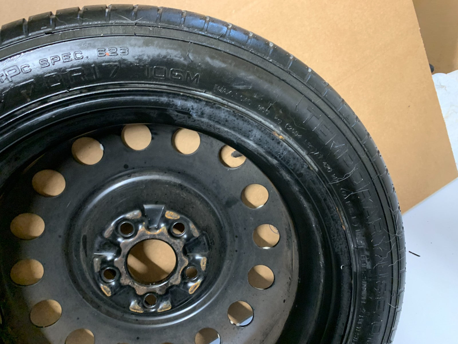 2007-2014 Ford Edge Spare Tire 17" Wheel Compact Donut T145/70R17