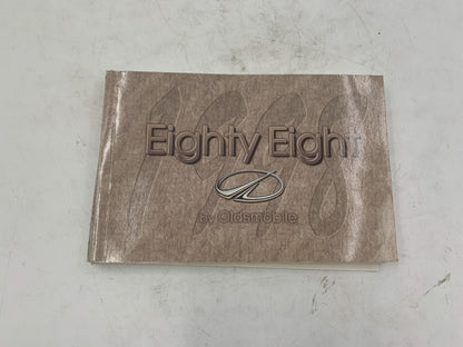 1998 Oldsmobile Eighty Eight Owners Manual Set with Case OEM E01B40081