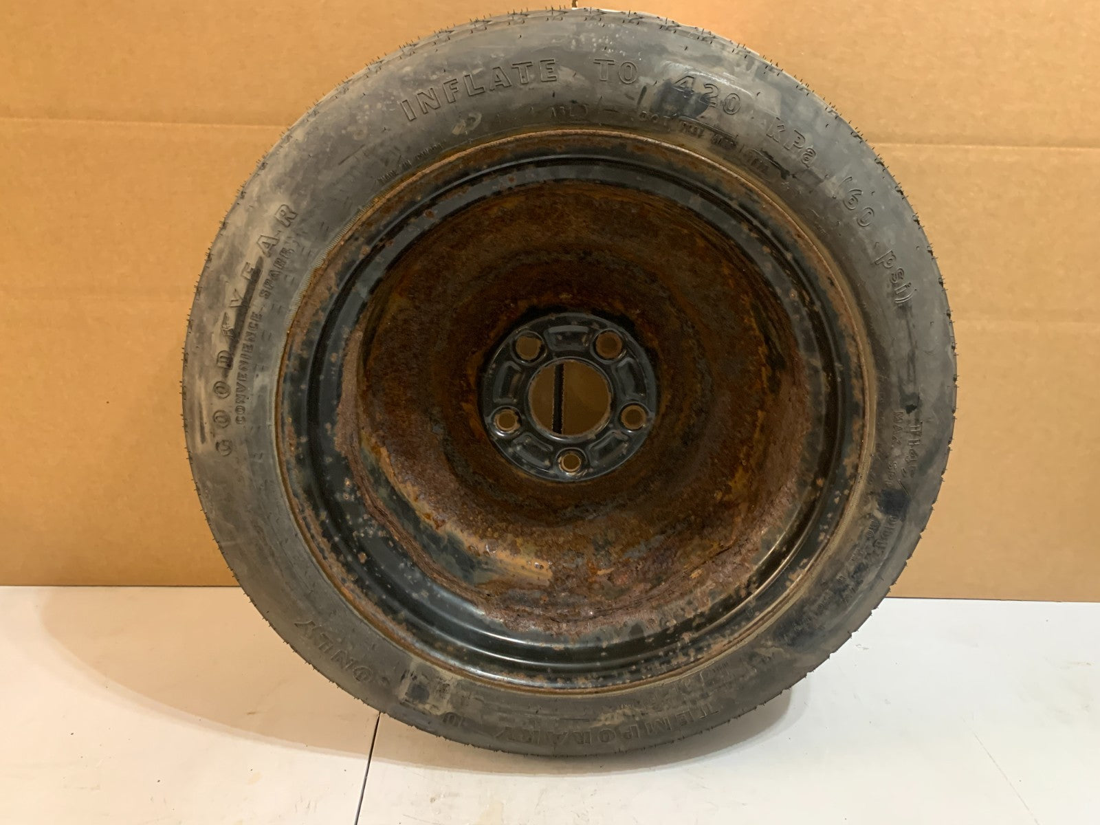 2012-2020 Dodge Grand Caravan 17" Spare Tire Compact Donut T145/80D17