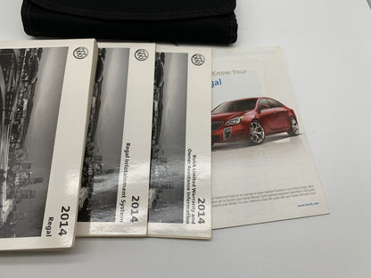 2014 Buick Regal Owners Manual Set with Case OEM B04B25015