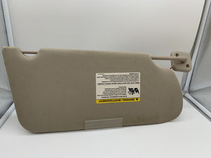 2009-2012 Ford Flex Driver Sun Visor Beige Illuminated OEM B03B25072