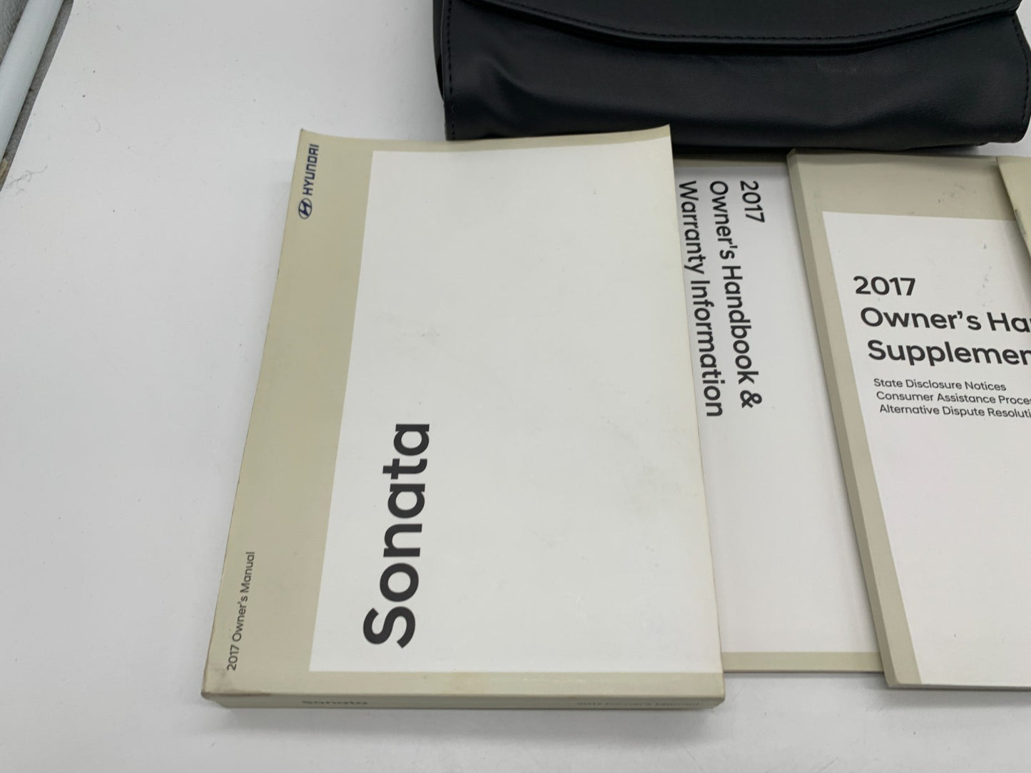 2017 Hyundai Sonata Owners Manual Set with Case OEM B03B44003