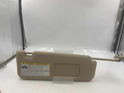 2007-2009 Lexus ES350 Passenger Sun Visor Tan OEM D02B33081