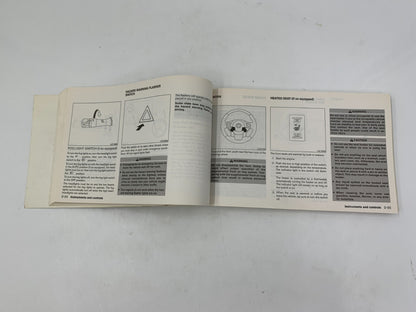 2012 Nissan Altima Owners Manual OEM D04B03029
