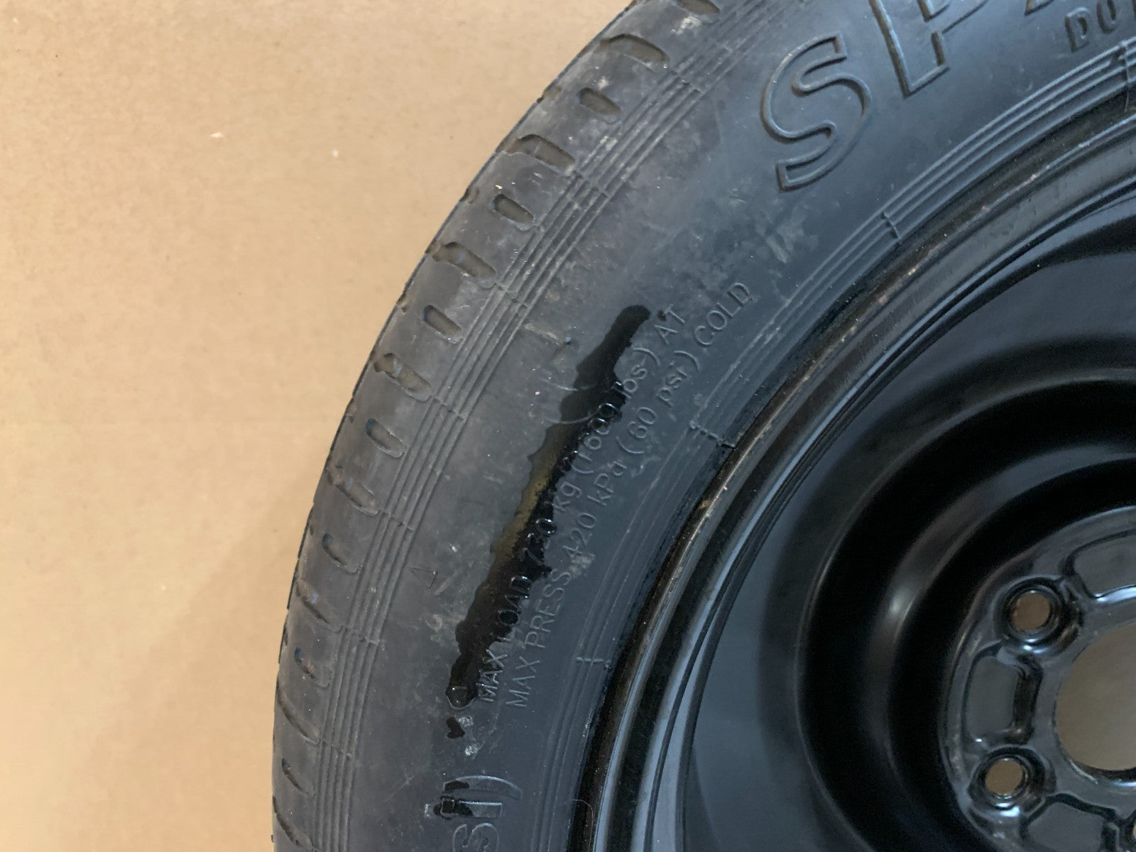 2016-2021 Honda Civic 16" Spare Tire Compact Donut OEM T125/80D16
